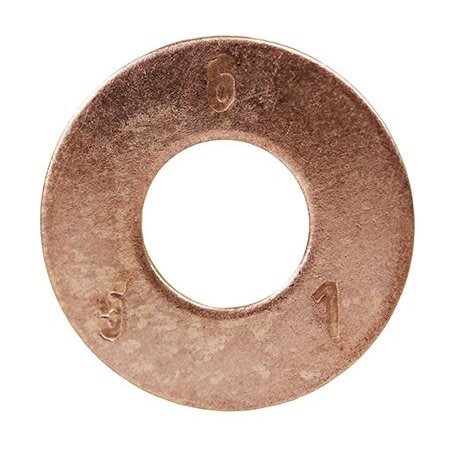 Flat Washer, Fits Bolt Size #10 ,Silicon Bronze 100 PK